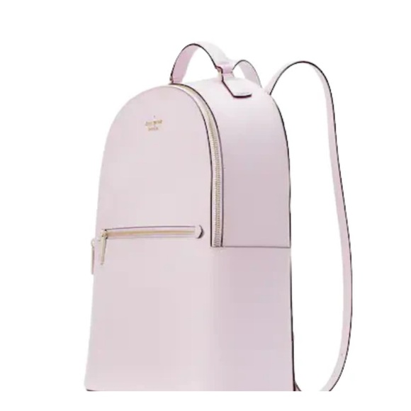 Kate Spade Perry Large Backpack in Lavender Saffiano Leather with Gold Hardware - Picture 3 of 13